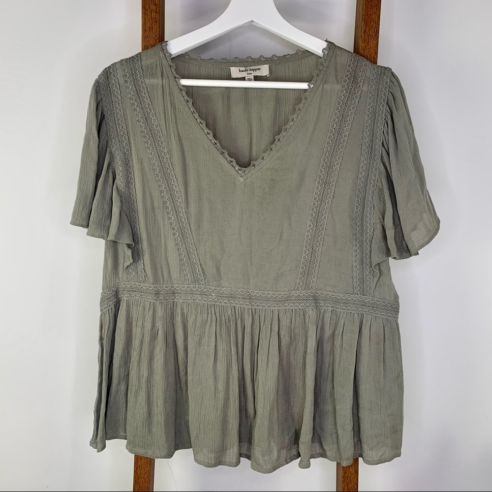 Haute Hippie Flowy Top